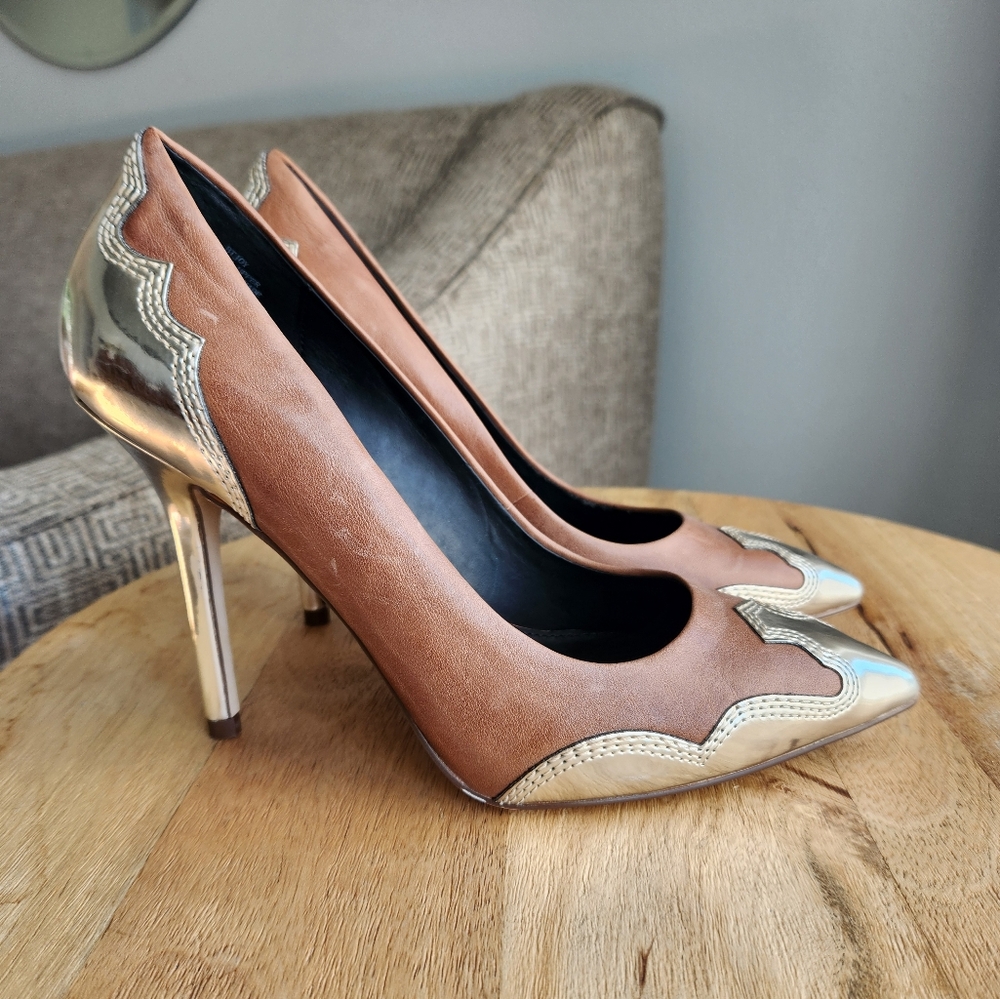 Western Style Heels Size 8